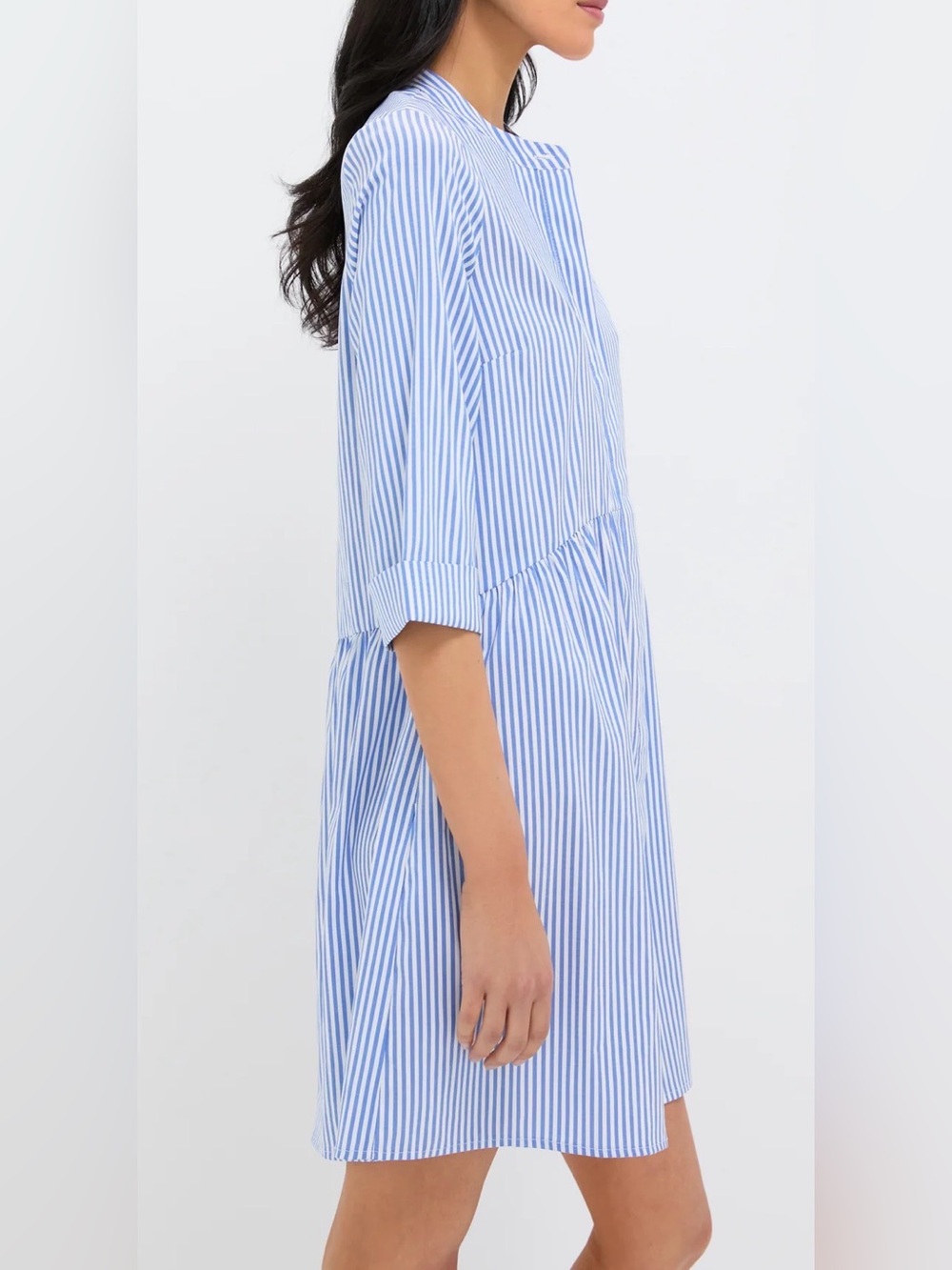 Tuckernuck Blue and White Striped Shirt Dress - Picture 3 of 4
